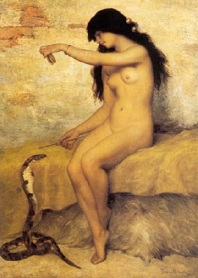 Paul Desire Trouillebert The Nude Snake Charmer